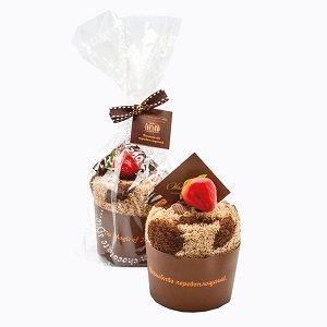 Полотенце «Кекс с карамельной начинкой и ягодой клубники» - фото