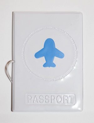 Обложка для паспорта Happy Flight-white. - фото
