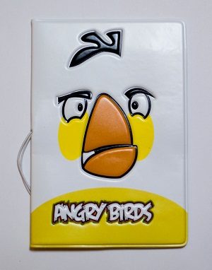 Обложка для паспорта Angry Birds 4. - фото