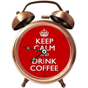 Часы-будильник Keep Calm. - фото
