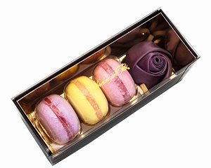 Набор «Трио Macaroons роза «Королева пурпура» - фото