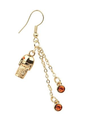 Женские серьги с кристаллом Swarovski Тацуйо. - фото