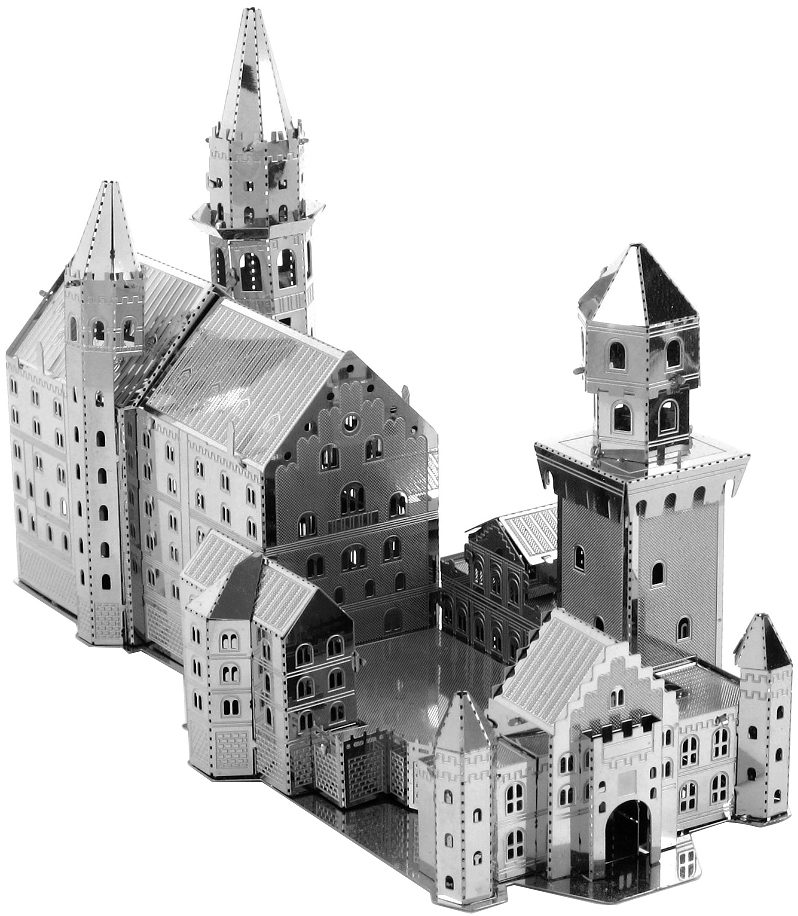 Металлический 3D конструктор-пазл «Замок Нойшванштайн» - фото