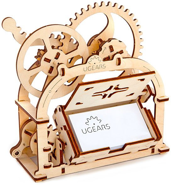 Деревянный 3D конструктор-пазл Ugears «Механическая шкатулка» - фото