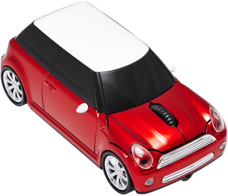 Беспроводная компьютерная мышь «BMW Mini Cooper S» Серебряный - фото