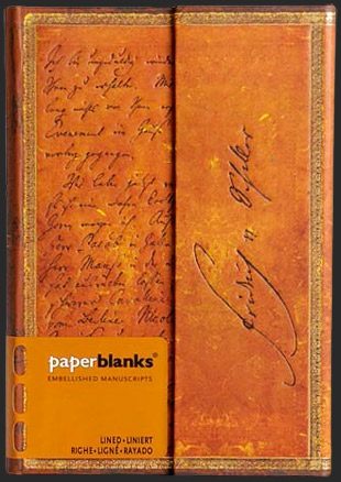 Записная книжка Paperblanks Фридрих Шиллер, Письмо Гете (Schiller Letter to Goethe) - фото