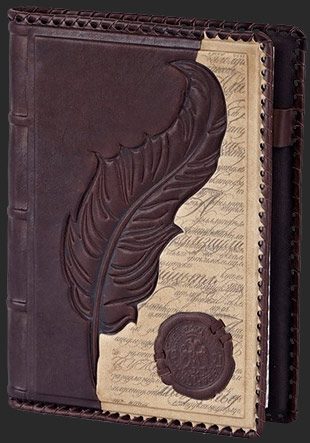 Кожаный недатированный ежедневник Chocoletter - фото