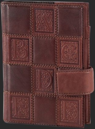 Кожаный недатированный ежедневник Bookinist - фото