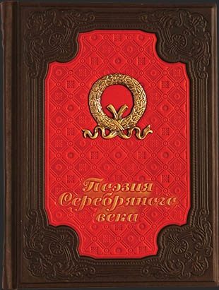 Кожаная книга Поэзия Серебряного века - фото