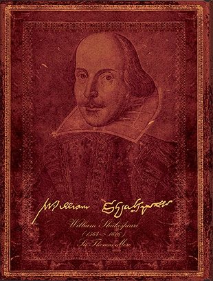 Блокнот Paperblanks Уильям Шекспир, 400 лет со дня смерти (Shakespeare Special Edition) - фото
