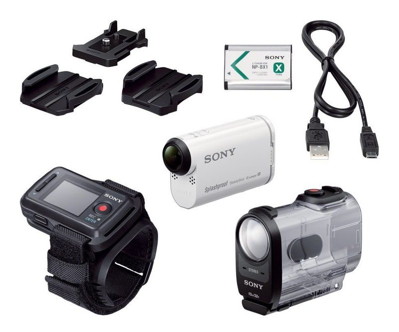 Экшн-камера Sony ActionCam HDR-AS200VR с Wi-Fi и GPS + Пульт ДУ Live-View (RM-LVR2) - фото