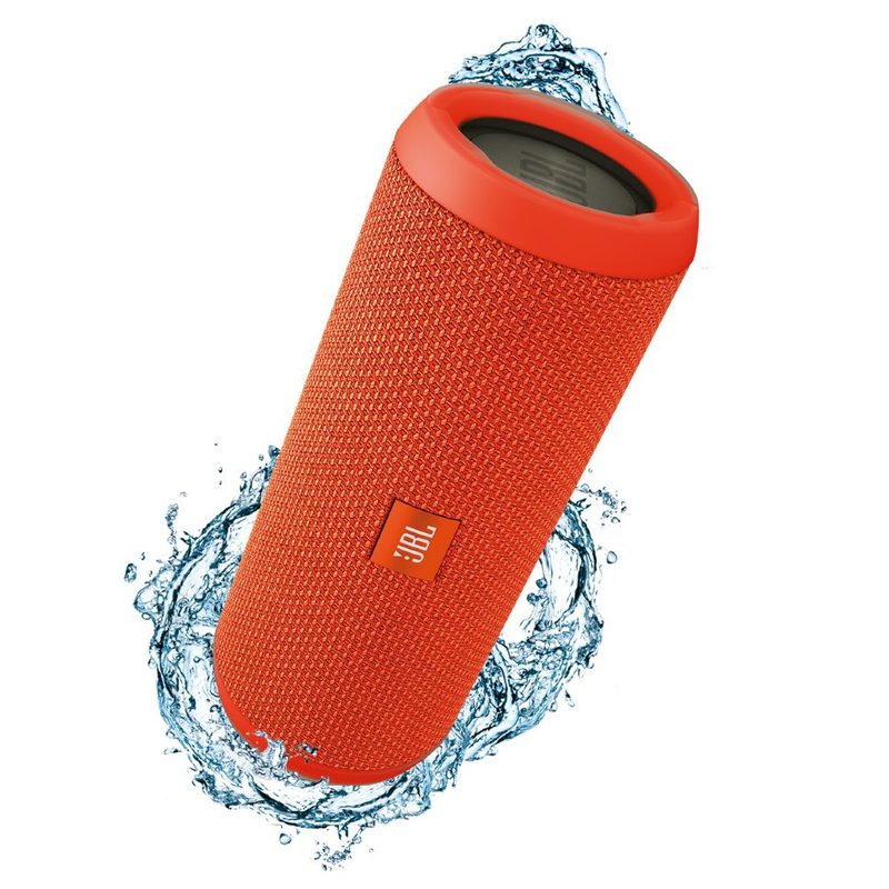 Портативная влагозащищенная колонка JBL Flip 3 Orange для iPhone, iPod, iPad и Android - фото