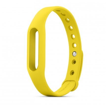 Сменный ремешок для фитнес-браслета Xiaomi Mi Band Original Replacement Wrist Band Yellow - фото