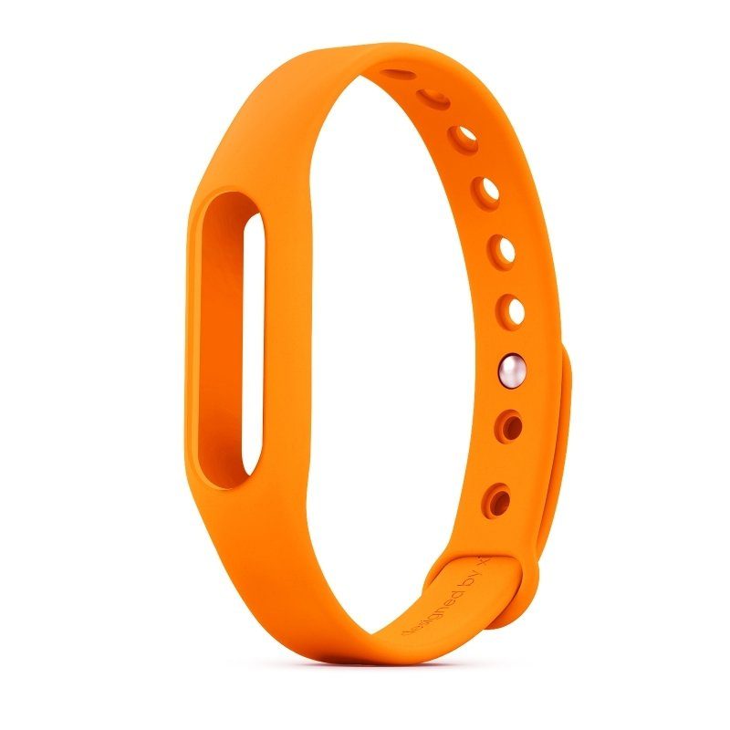 Сменный ремешок для фитнес-браслета Xiaomi Mi Band Original Replacement Wrist Band Orange - фото