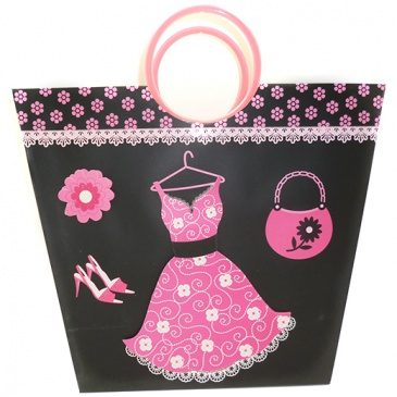 Подарочная сумочка МОДНИЦА 32*26*12см - фото