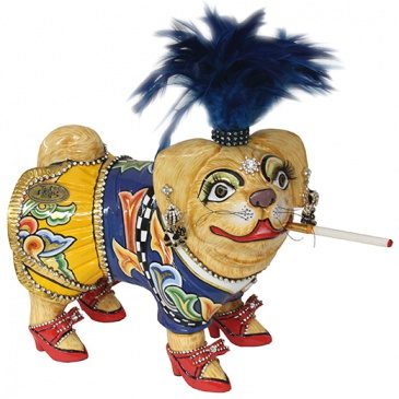 Статуэтка GLAM DOG мопс (32см) - фото