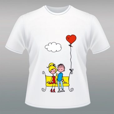 Футболка мужская LOVE-КА - фото