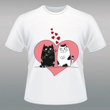 Футболка мужская I CAT YOU - фото