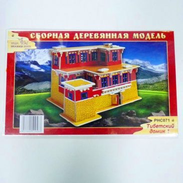 Модель сборная ТИБЕТСКИЙ ДОМ - фото