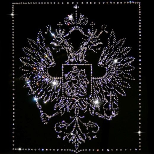 Картина ПАТРИОТ (кристаллы Swarovski белые) - фото