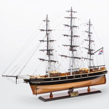 Коллекционная модель корабля CUTTY SARK черный - фото