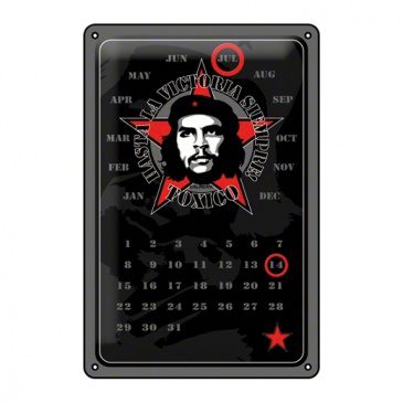 Календарь-табличка (металл) 20*30см КОМАНДАНТЕ - фото