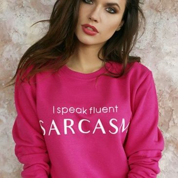 Свитшот I SPEAK FLUENT SARCASM - фото