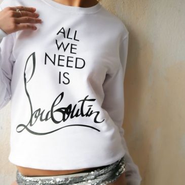 Свитшот ALL WE NEED IS LOUBOUTIN - фото