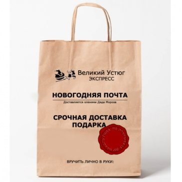Пакет СРОЧНАЯ НОВОГОДНЯЯ ПОЧТА - фото