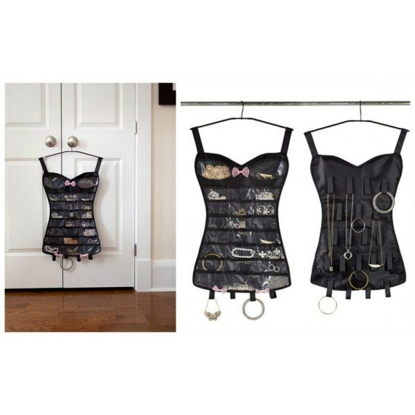 Органайзер для украшений Little black corset - фото