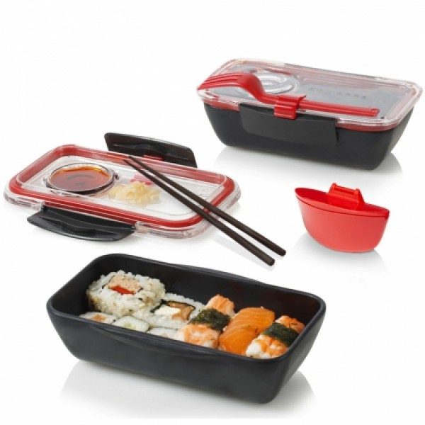 Ланч-бокс Bento Box черный - фото