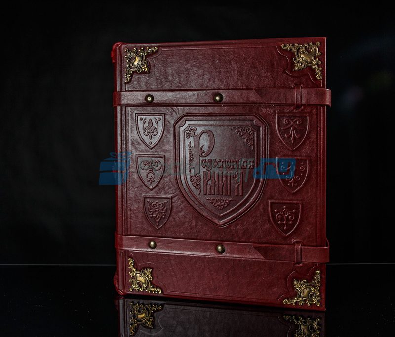Большая семейная родословная книга Наследие, натуральная кожа - фото