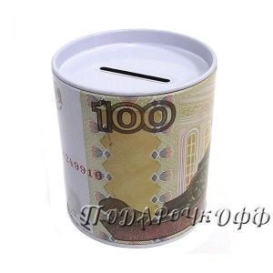 Копилка банка 100 рублей - фото