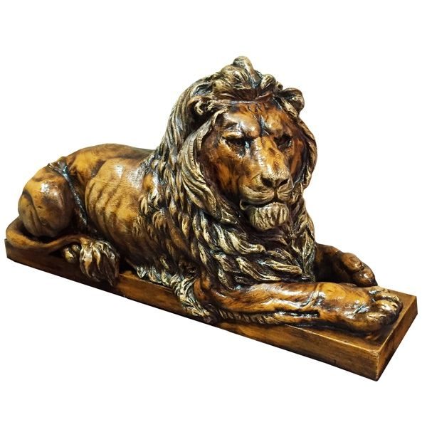 Фигура декоративная Лев(коричневый) 74х25х34 cm. - фото