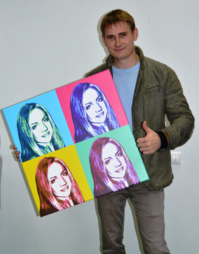 Фотография в стиле pop-art - фото