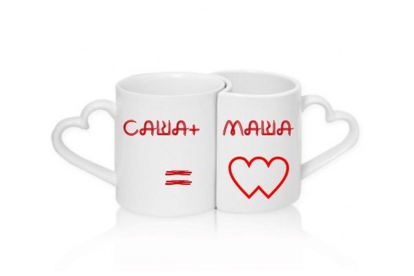 Кружка для влюблённых - фото