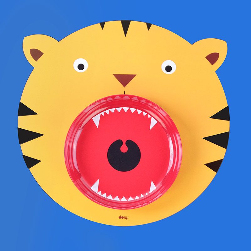 Коврик+миска Hungry tiger - фото
