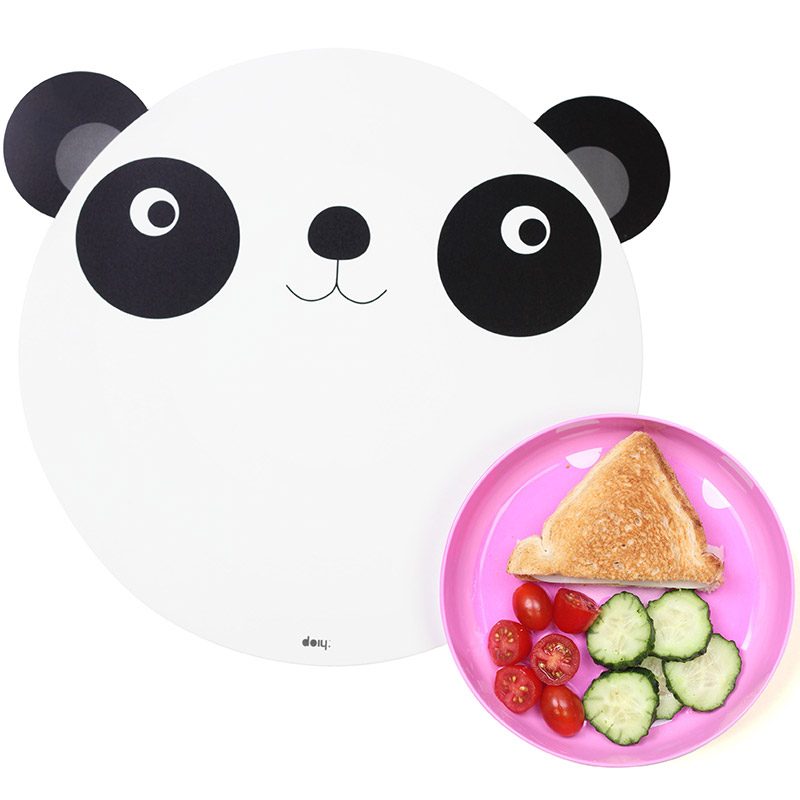 Коврик+миска Hungry panda - фото