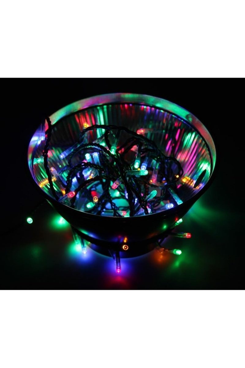 Гирлянда 10 м, 80 LED, цвет мультиколор Твинкл Лайт - фото
