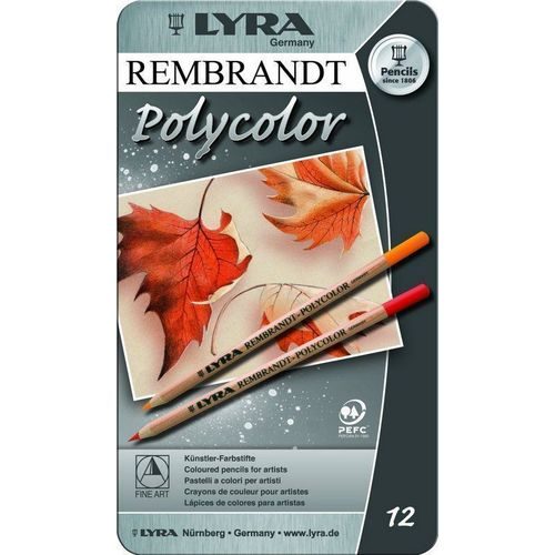 Набор карандашей Rembrandt Polycolor Pencils, 12 цветов - фото