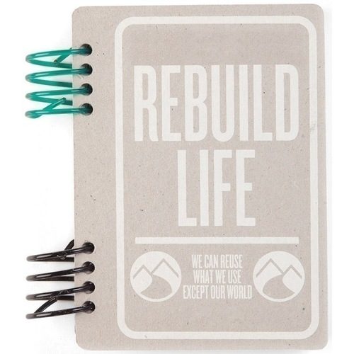 Блокнот нелинованный Renew All Paperboard Vertical серый А6 - фото
