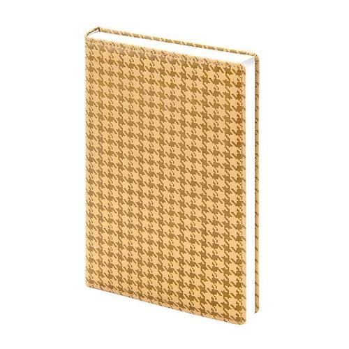 Ежедневник недатированный Tweed AZ091/beige, твердый переплет с поролоном, 120 x 170 мм, 320 стр. - фото
