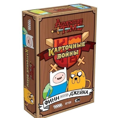 Настольная игра Время приключений. Карточные войны. Финн против Джейка - фото