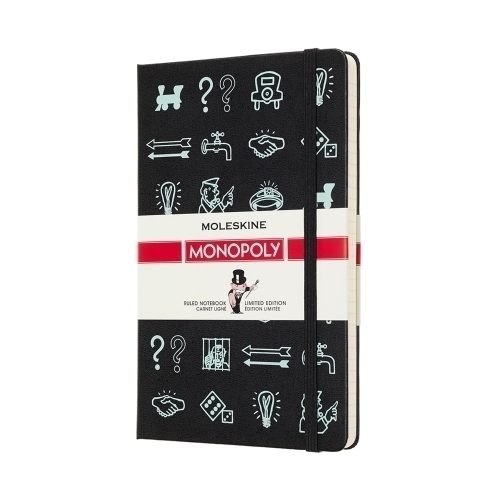 Блокнот Moleskine Monopoly Icons А5 в линейку - фото