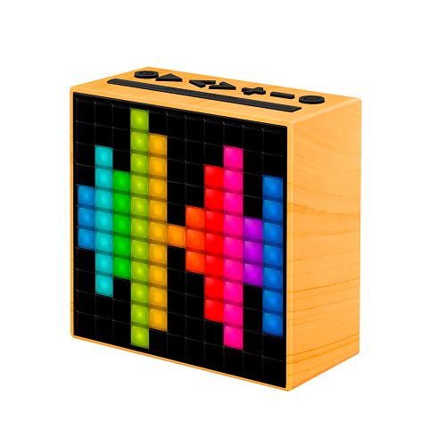 Колонка Bluetooth Timebox, коричневая - фото