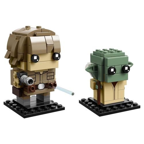 Игрушка BrickHeadz Люк Скайуокер и Йода - фото