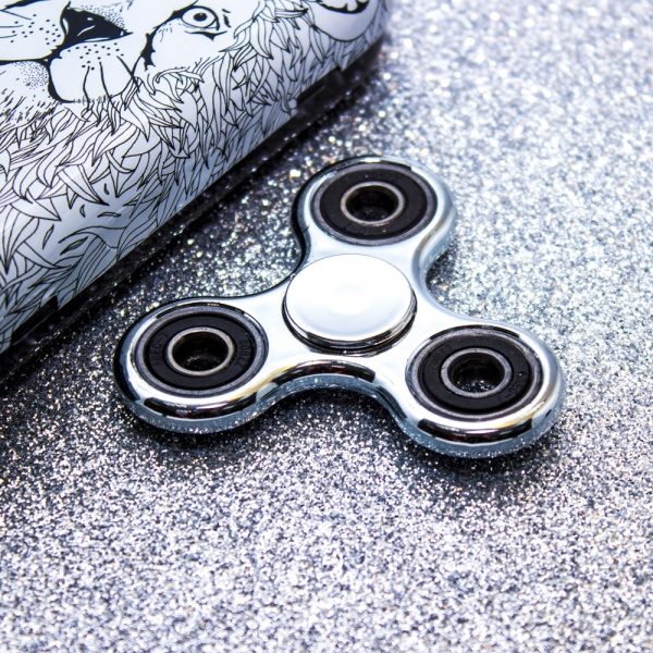 Finger spinner metalic (зеленый) - фото
