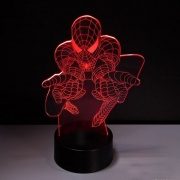 3D Светильник человек-паук - фото