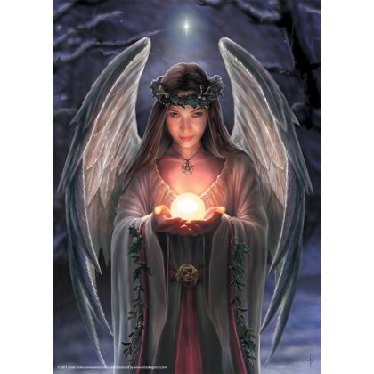 Пазл деревянный 1000 деталей: Ангел Рождества, Anne Stokes (10020) - фото