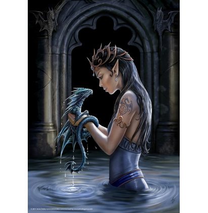 Пазл деревянный 1000 деталей: Водный Дракон, Anne Stokes (10005) - фото